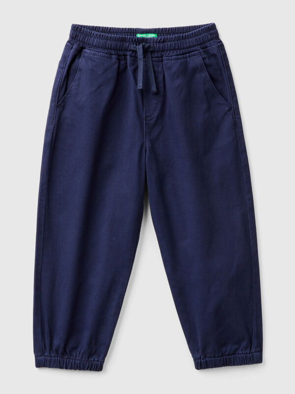 Stretch cotton joggers with drawstring Junior Boy