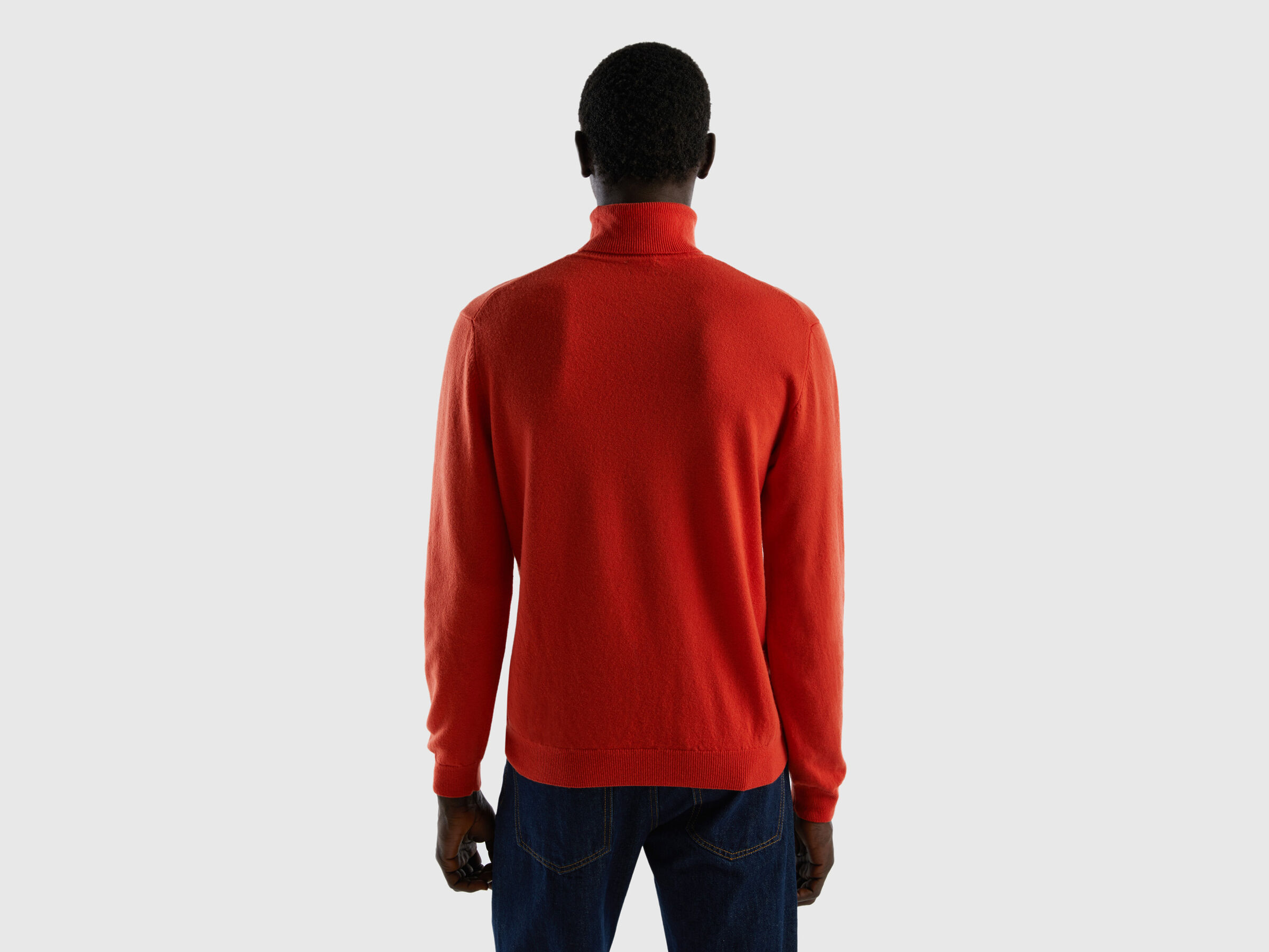 Turtleneck in pure virgin wool image number 2