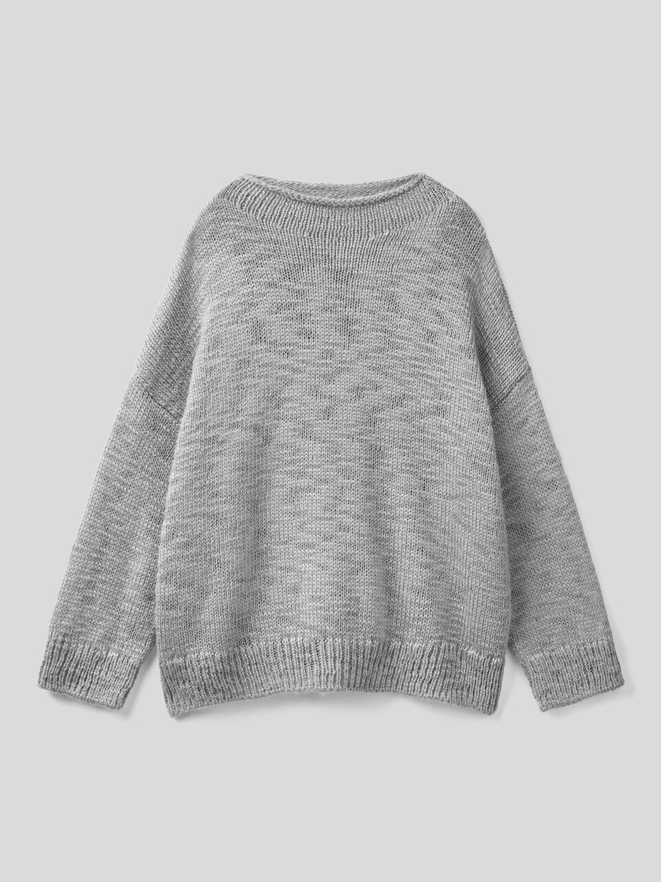 Sweater in wool and alpaca blend image number 1