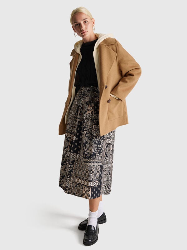 Skirt with bandana print Women