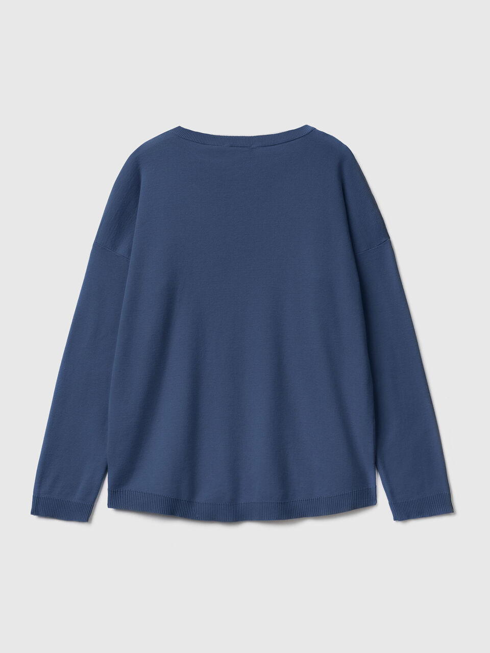Cotton sweater with round neck image number 2