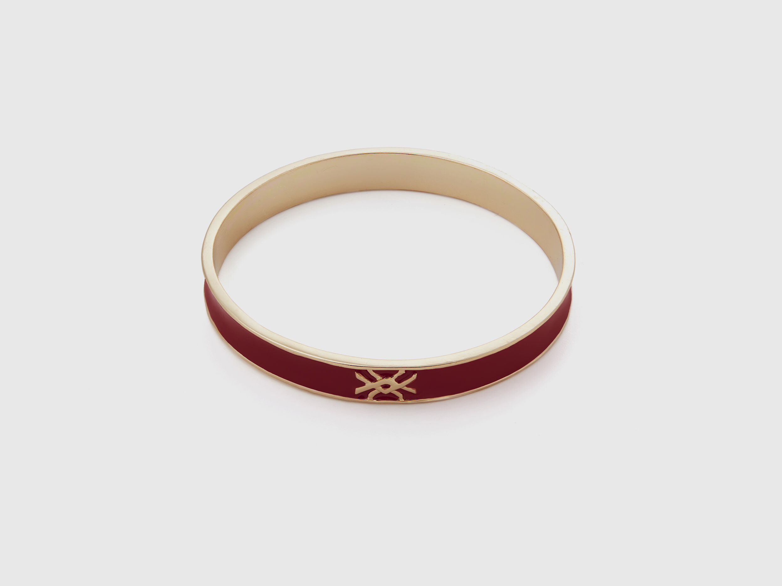Red outlet bangle bracelet