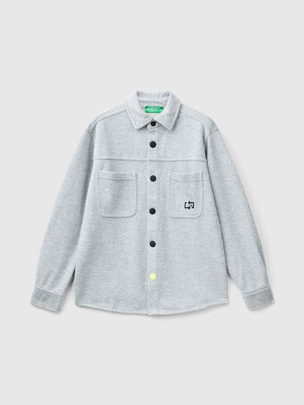 Gamer shirt in warm cotton blend Junior Boy