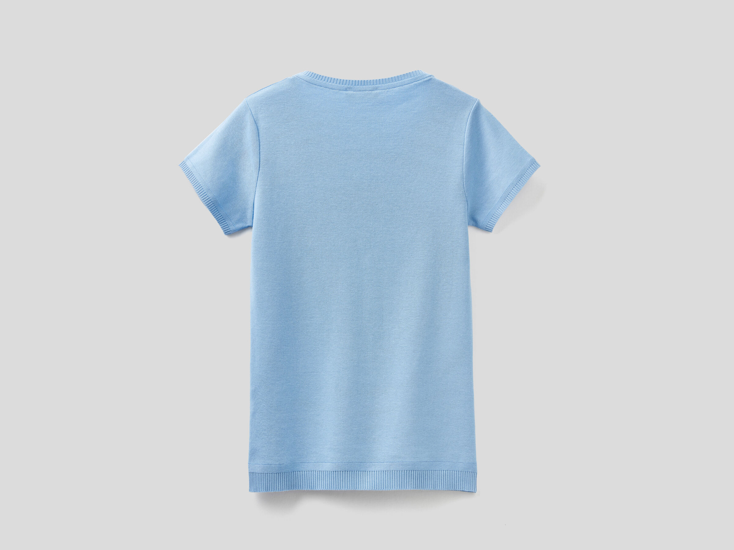 Short sleeve sweater in 100% cotton image number 5