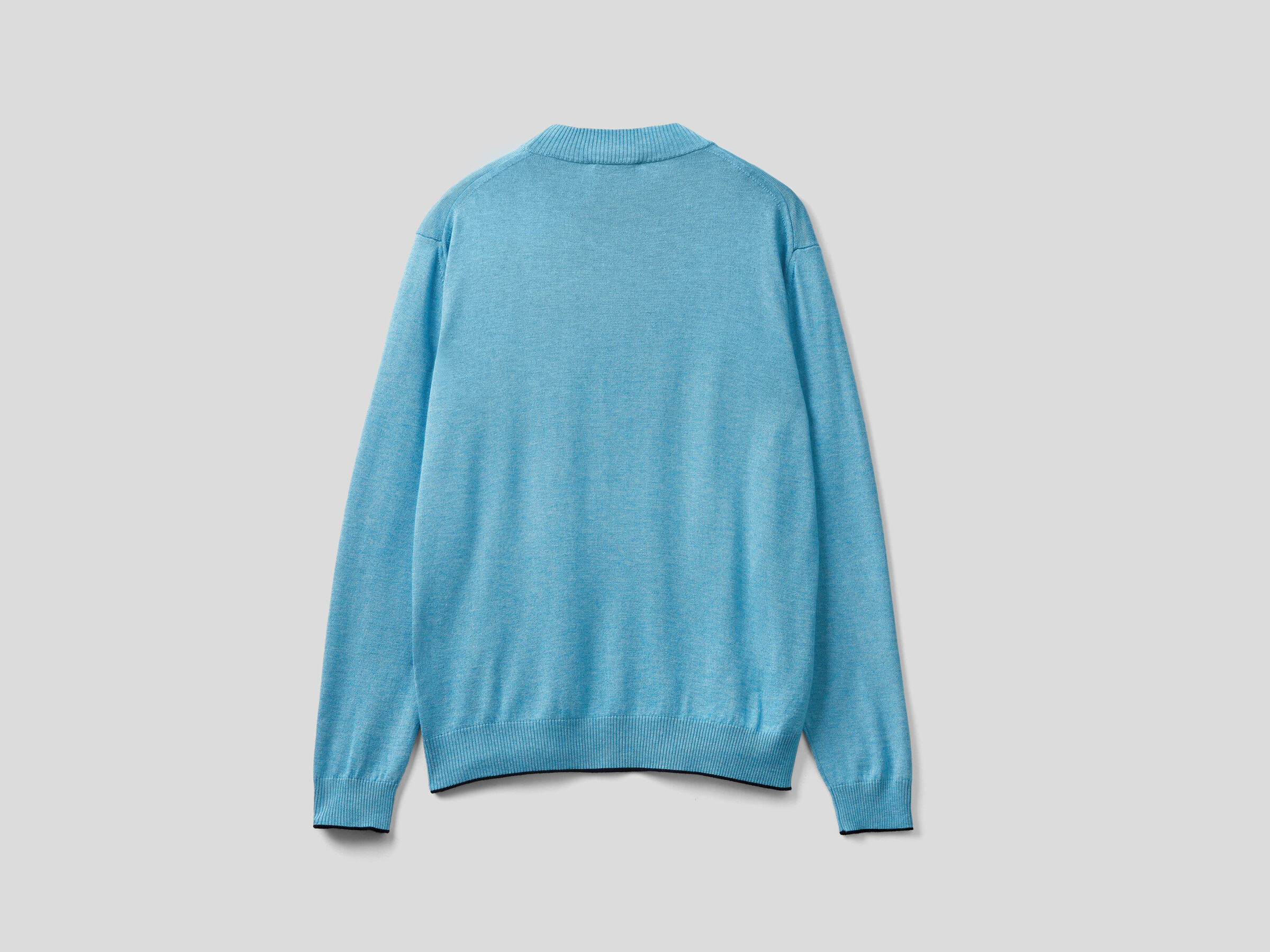 Sweater in wool and viscose blend image number 5