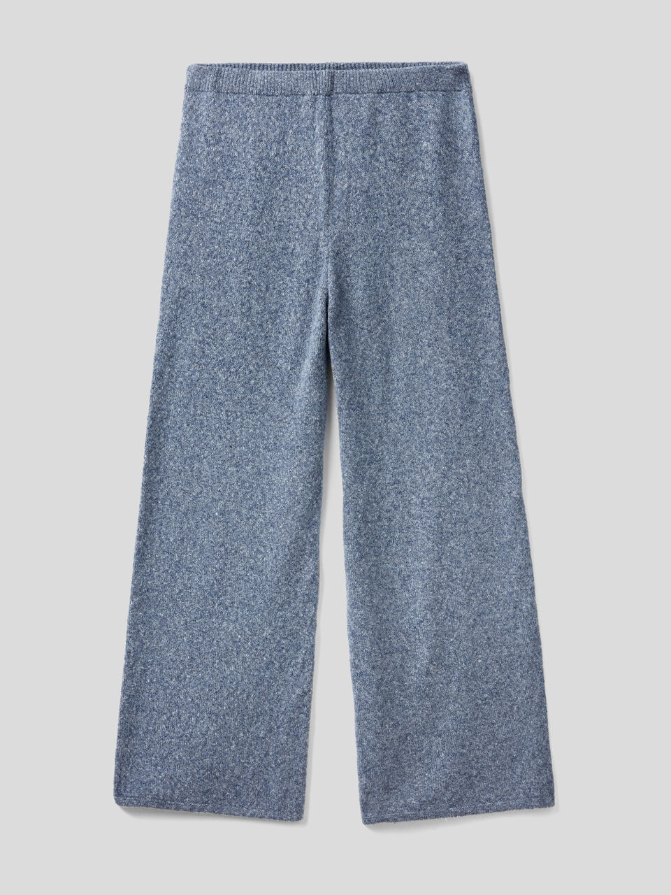 Knit palazzo trousers image number 1