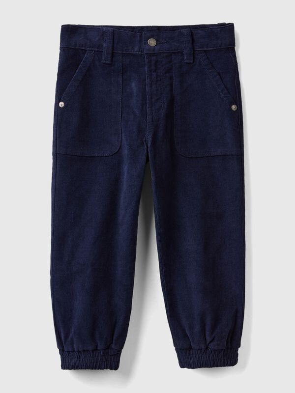Stretch velvet trousers Junior Boy