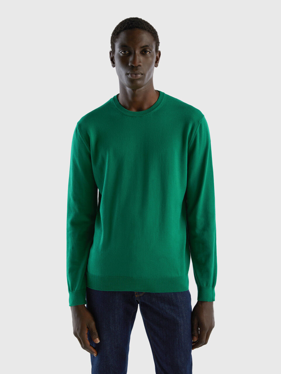 Green cotton sweater new arrivals
