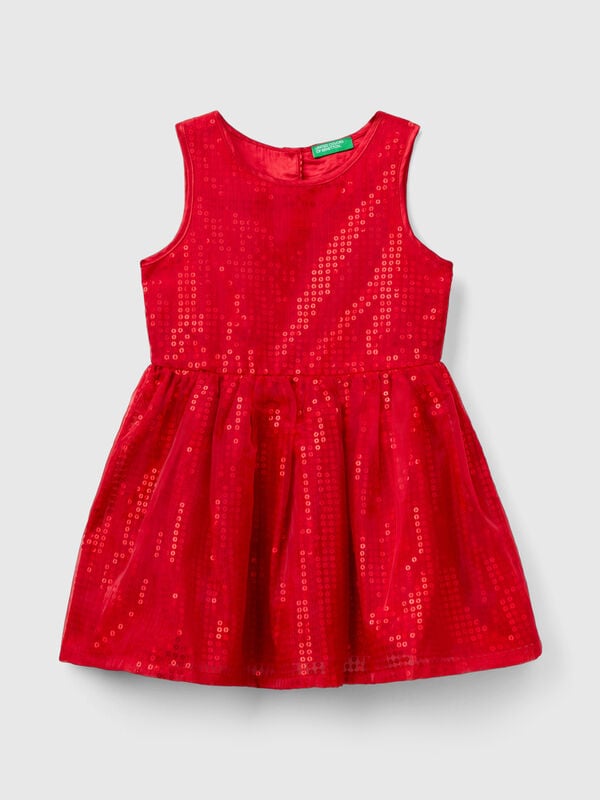 Tulle dress with sequins Junior Girl
