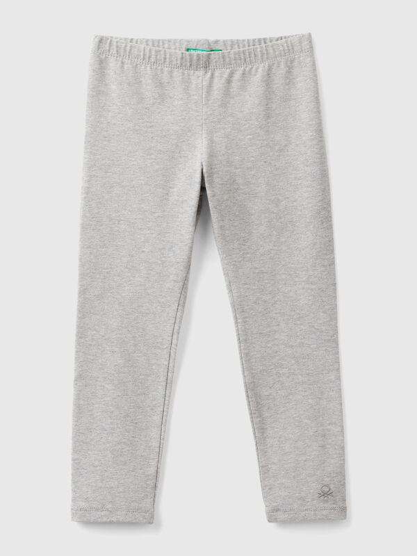 Stretch cotton leggings Junior Girl