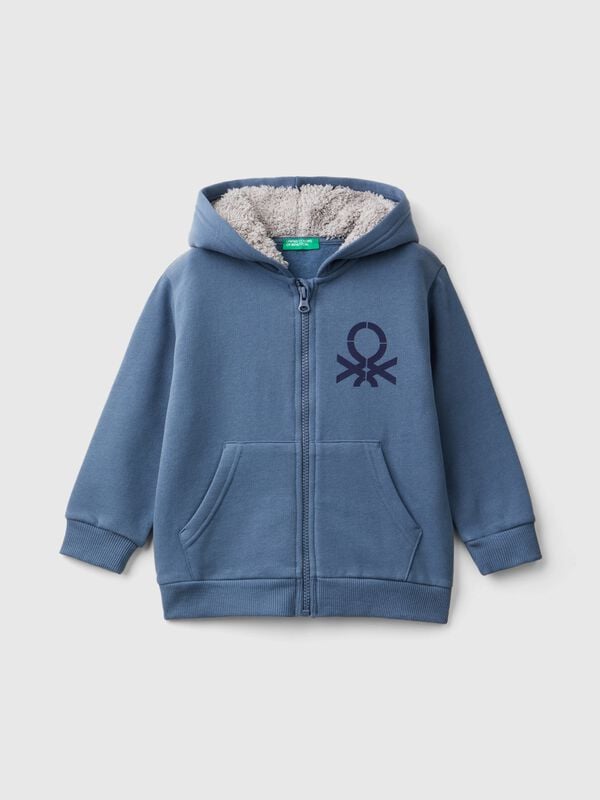 Sweatshirt with lined hood Junior Boy