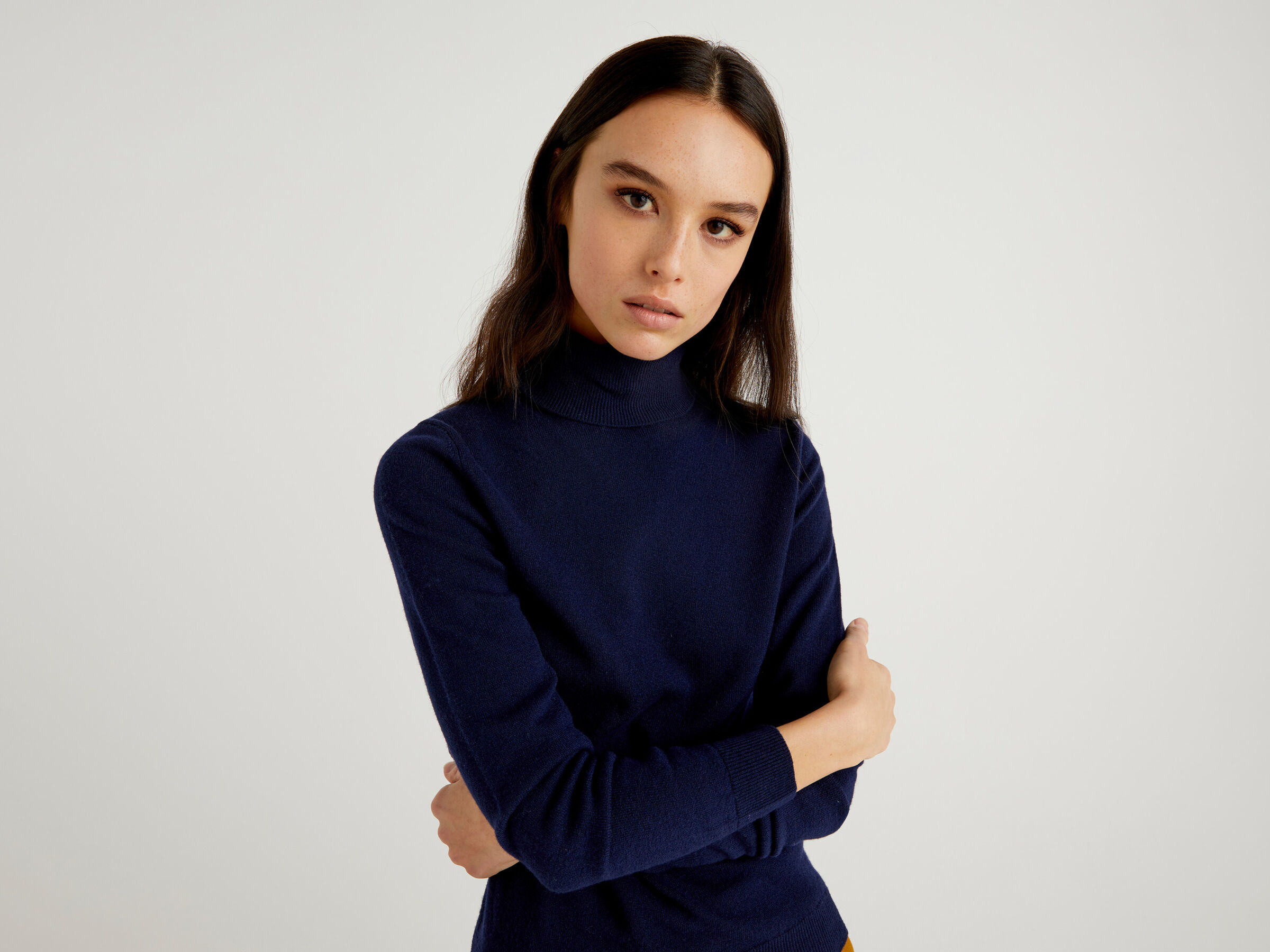 Turtleneck sweater in pure virgin wool image number 3