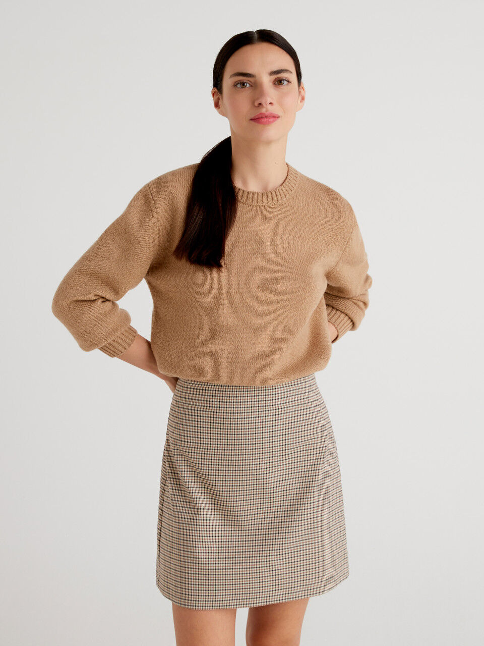 Sweater in pure Shetland wool
