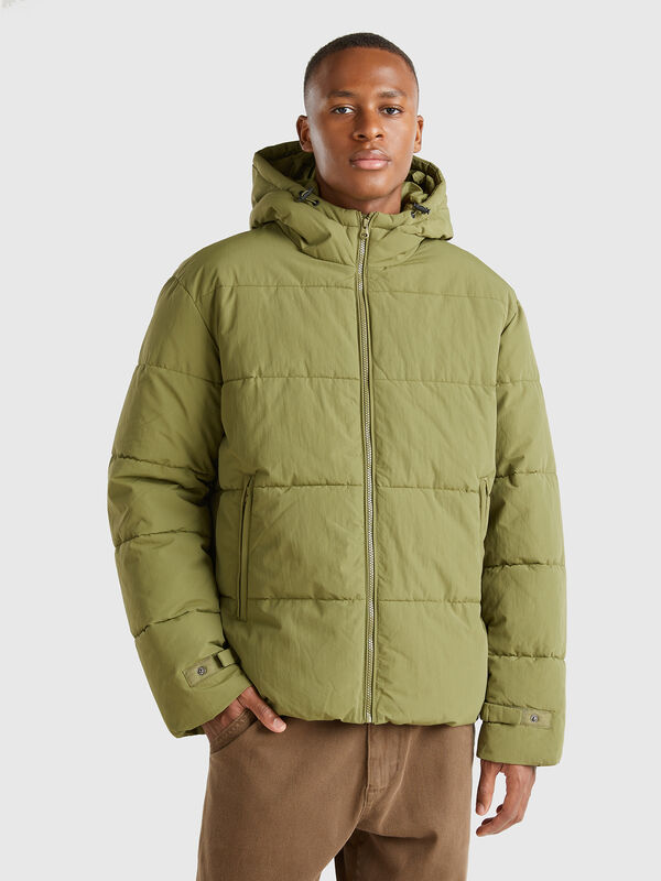 Padded jacket with hood Men