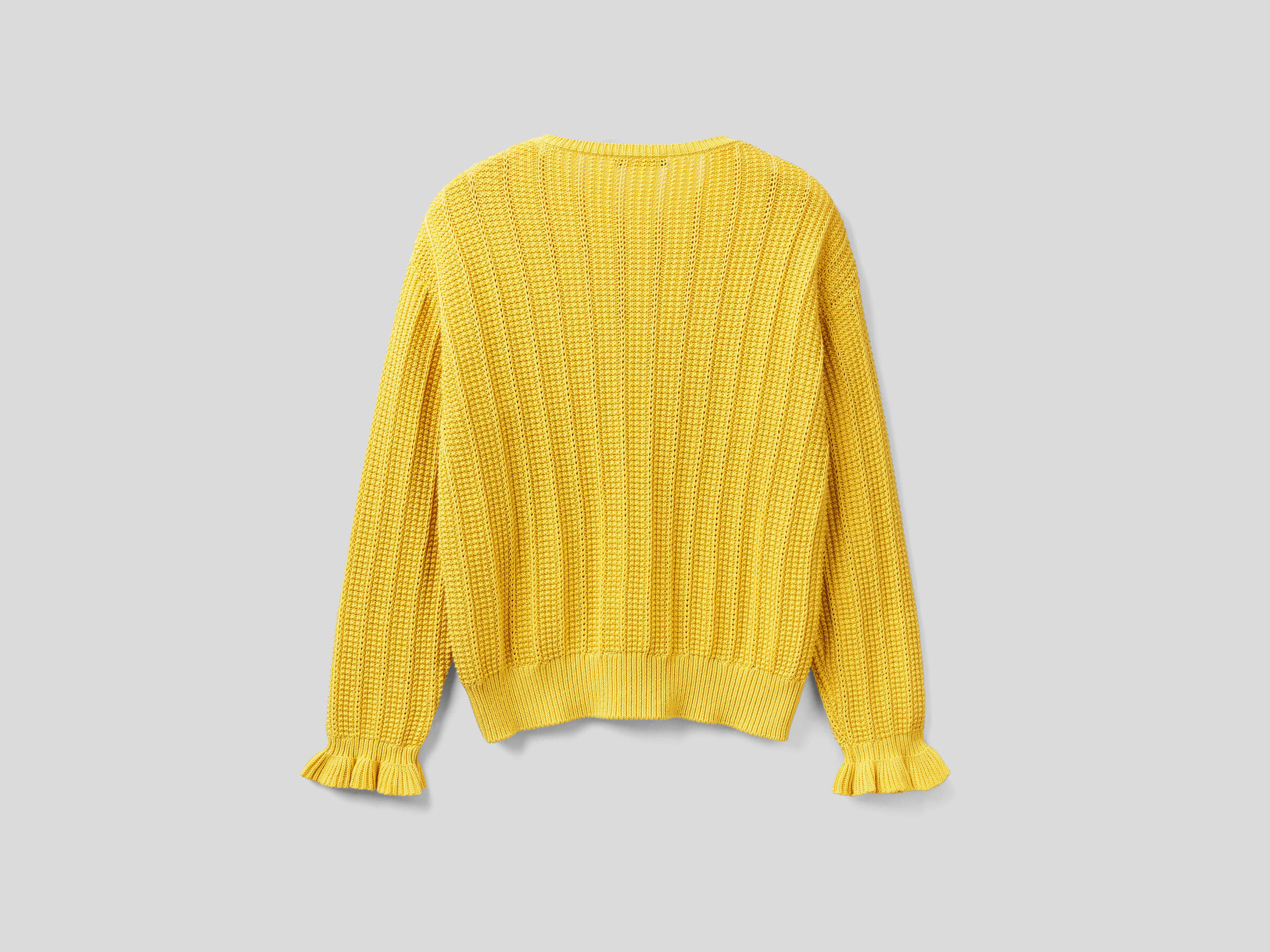 Sweater with rouches and braids image number 5