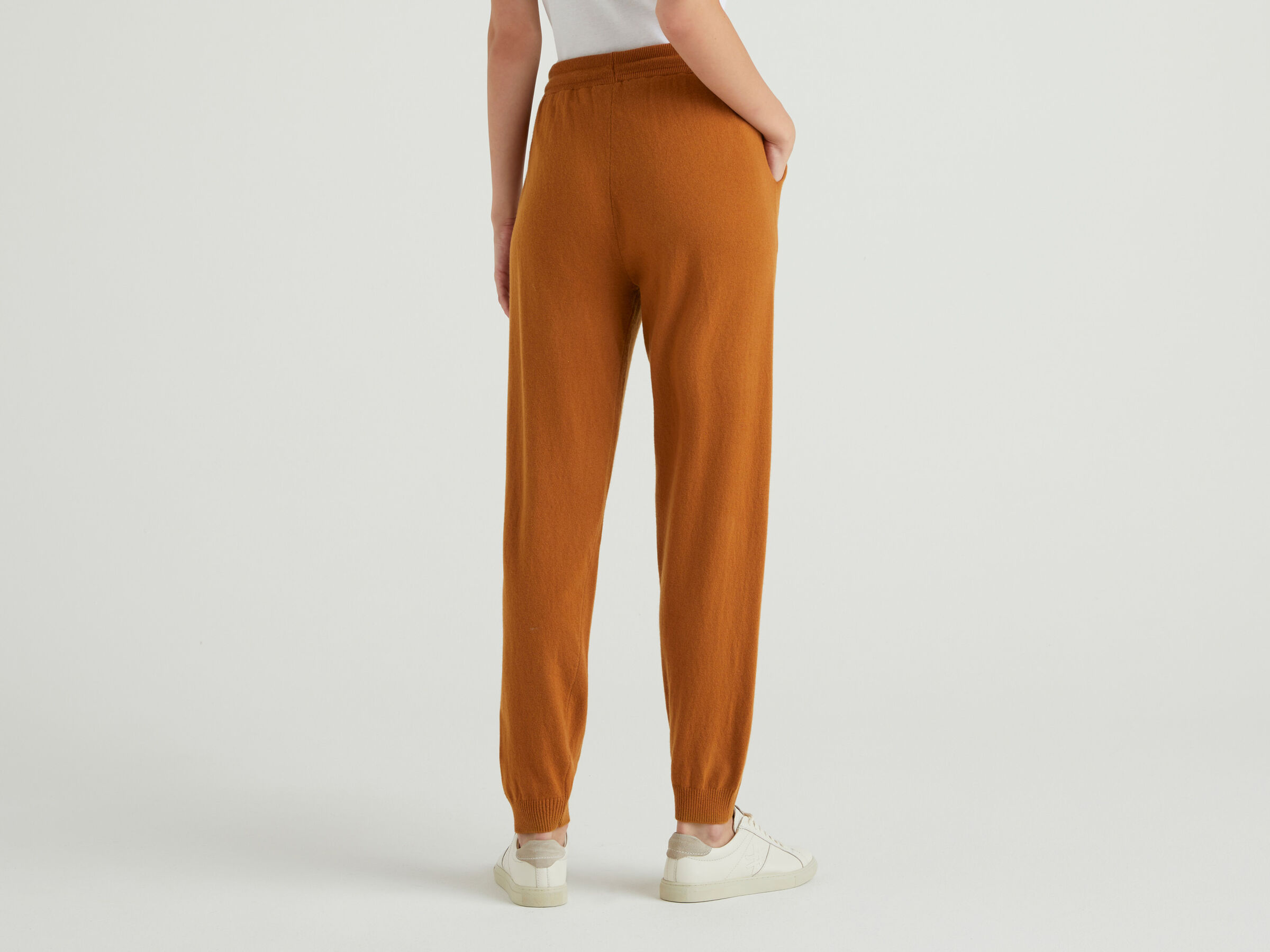 Sporty trousers in wool blend image number 2