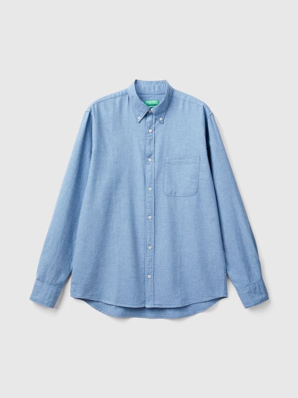 Flannel button down shirt Men