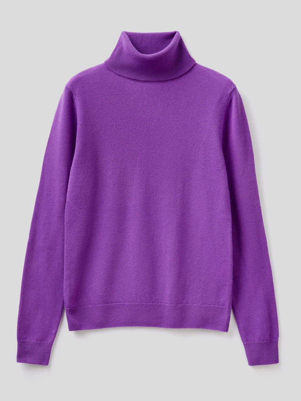 Turtleneck sweater in pure virgin wool image number 1