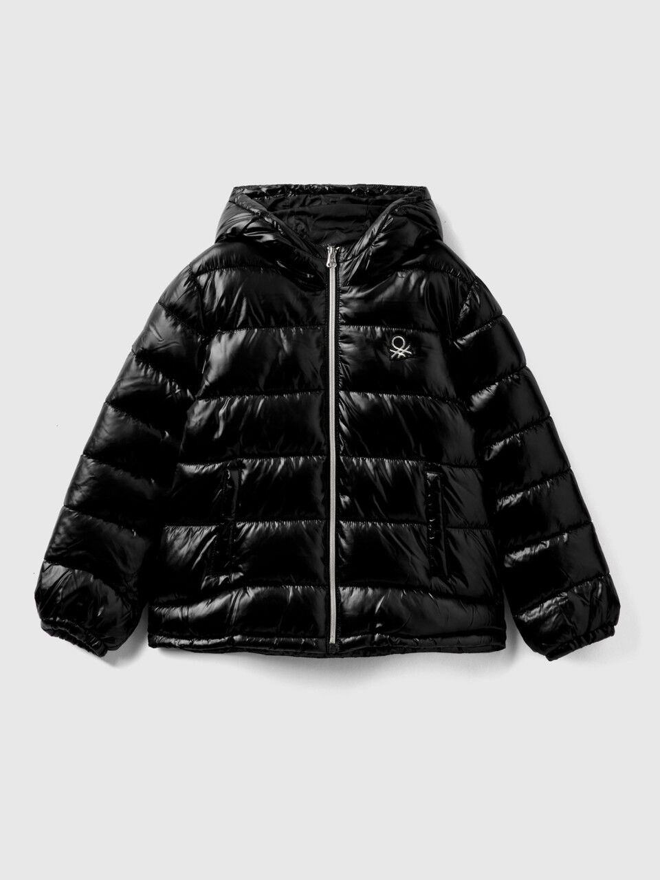 Girls black 2025 puffa jacket