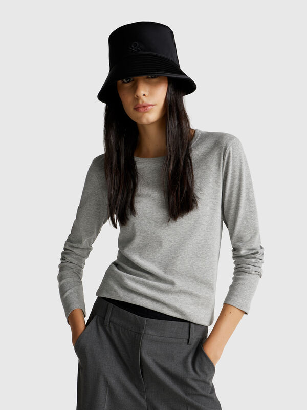 100% cotton long sleeve t-shirt Women