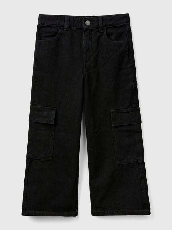 Wide fit cargo jeans Junior Girl