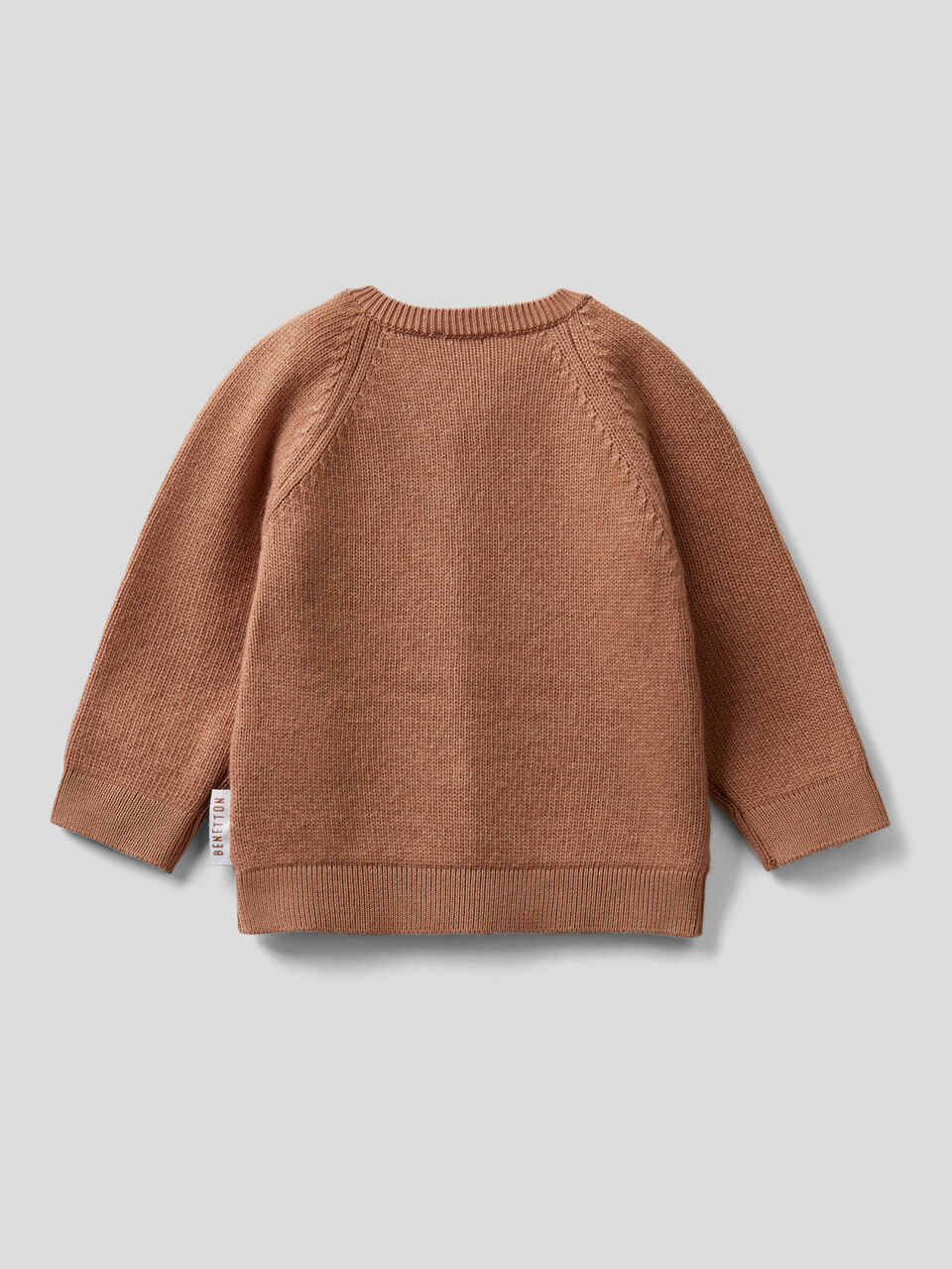 Cardigan with padded knit image number 2