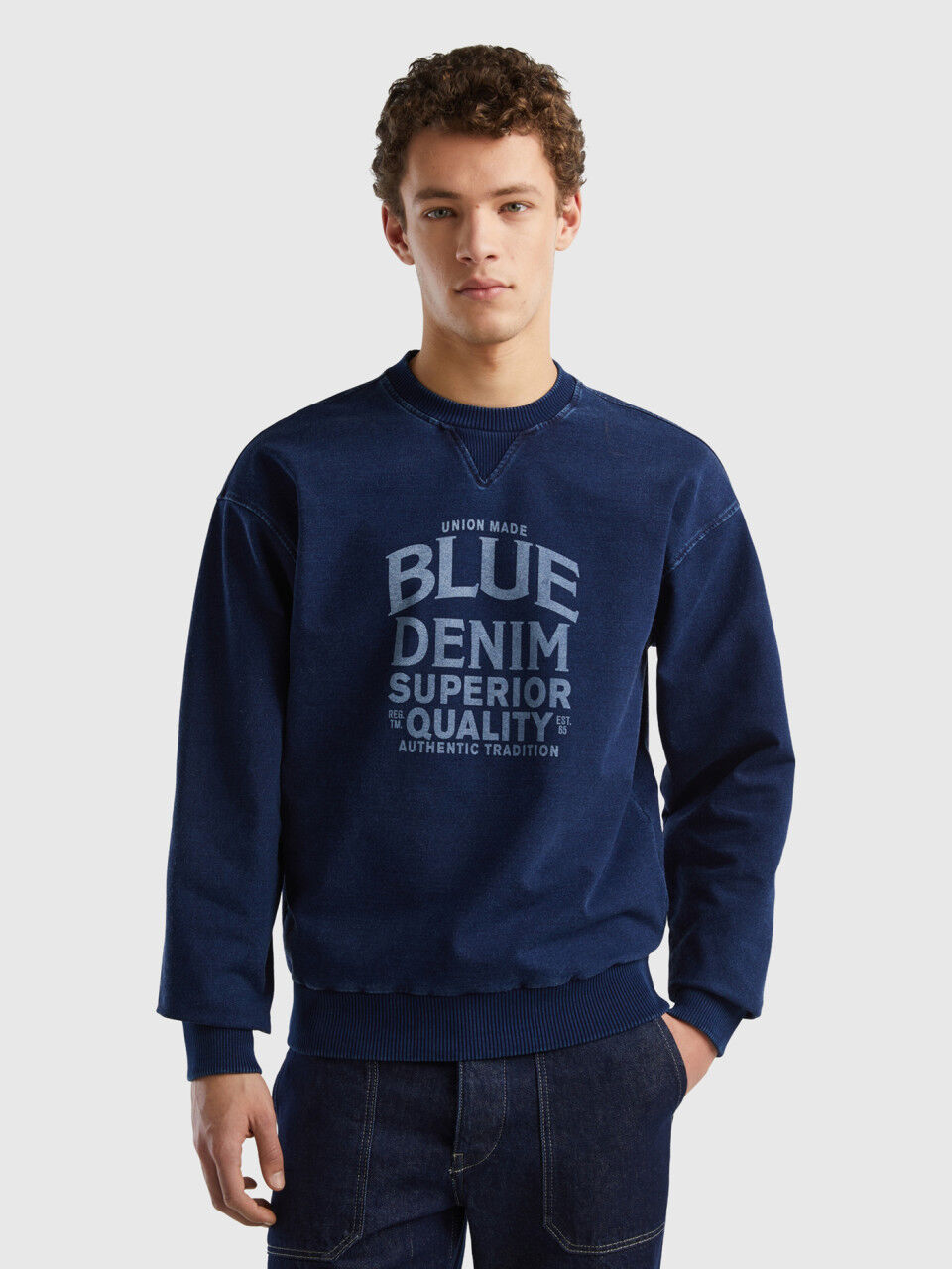 Printed sweatshirt mens on sale