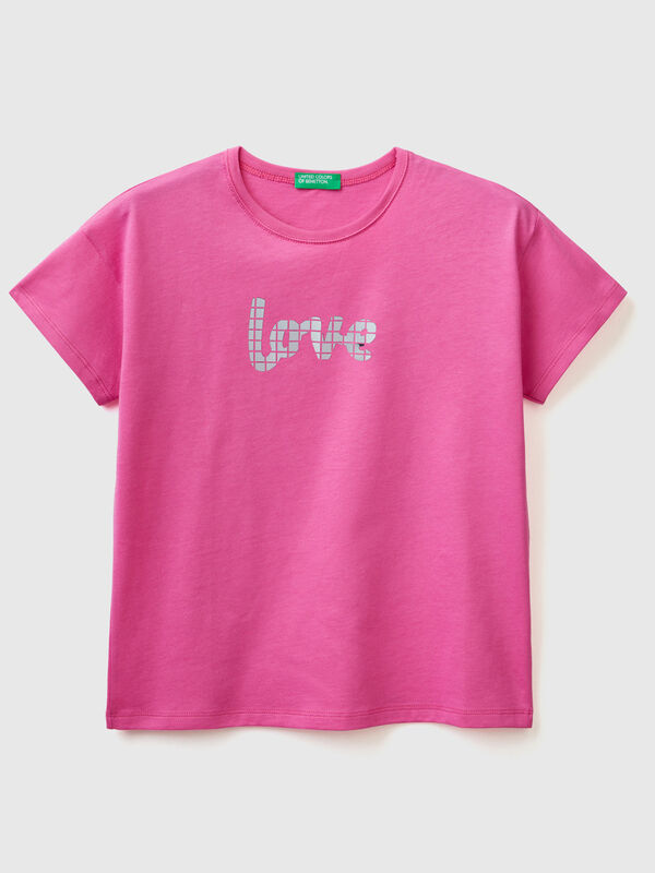 Boxy fit t-shirt with applique