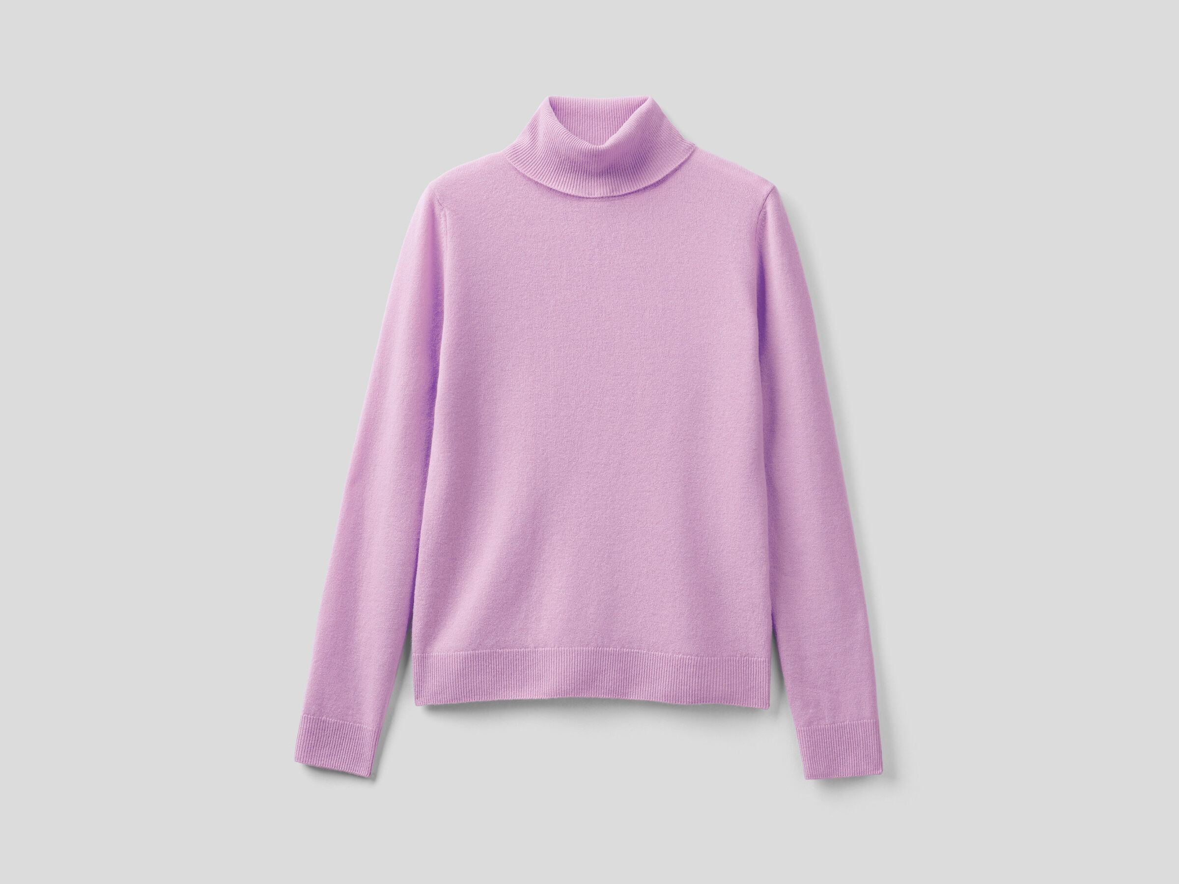 Turtleneck sweater in pure virgin wool image number 5