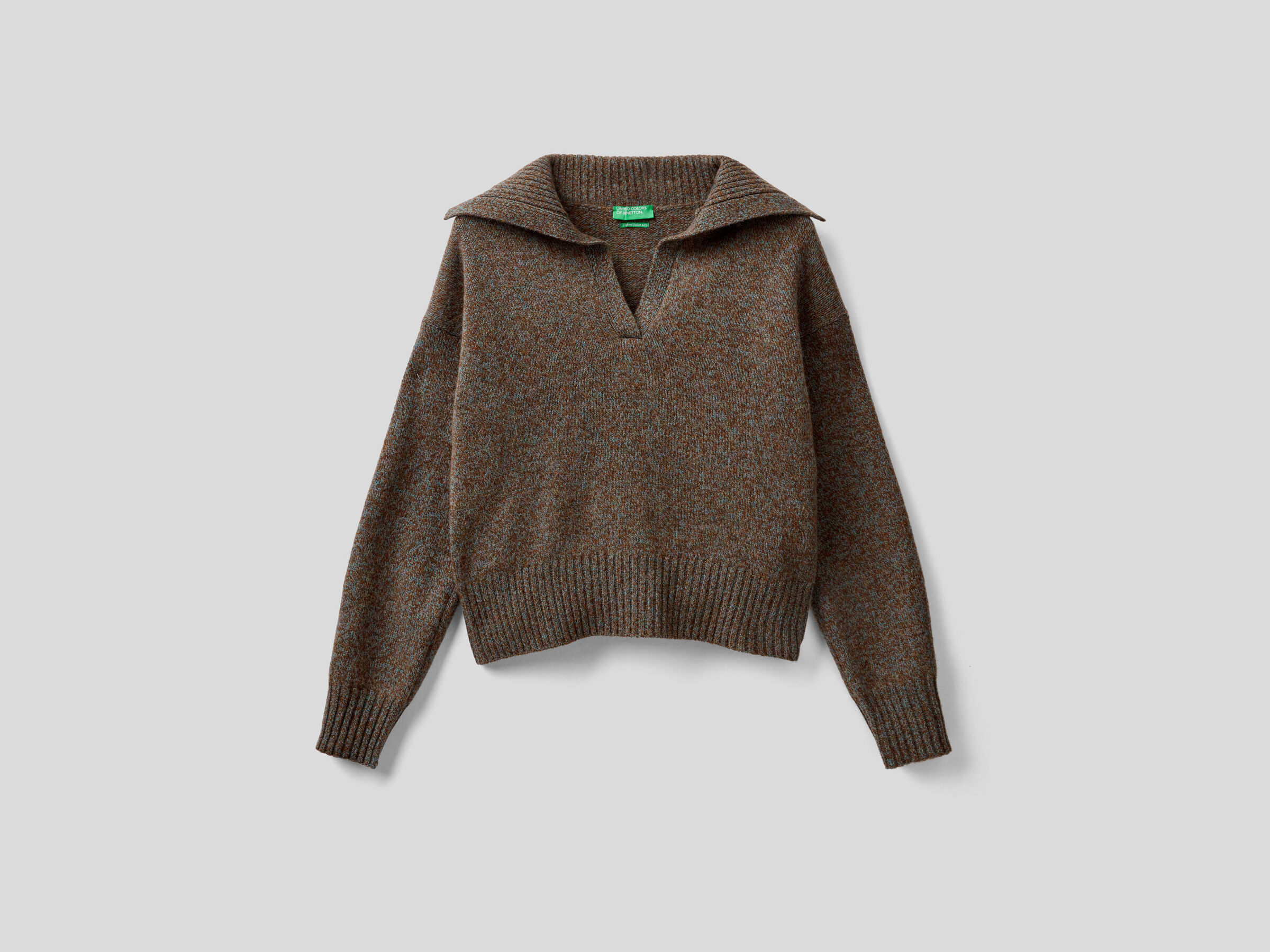 Polo in pure tricot Shetland wool image number 5