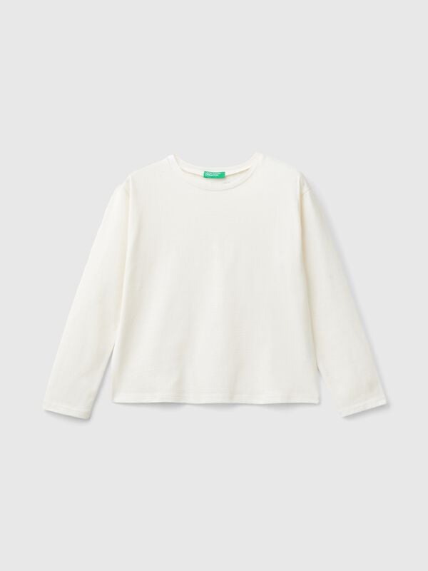 T-shirt with glittery print Junior Girl