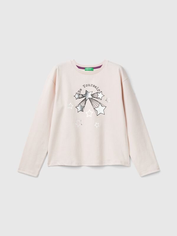 T-shirt in warm organic cotton Junior Girl