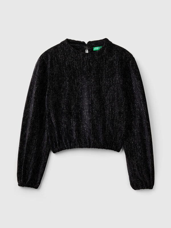Sweatshirt with lurex Junior Girl