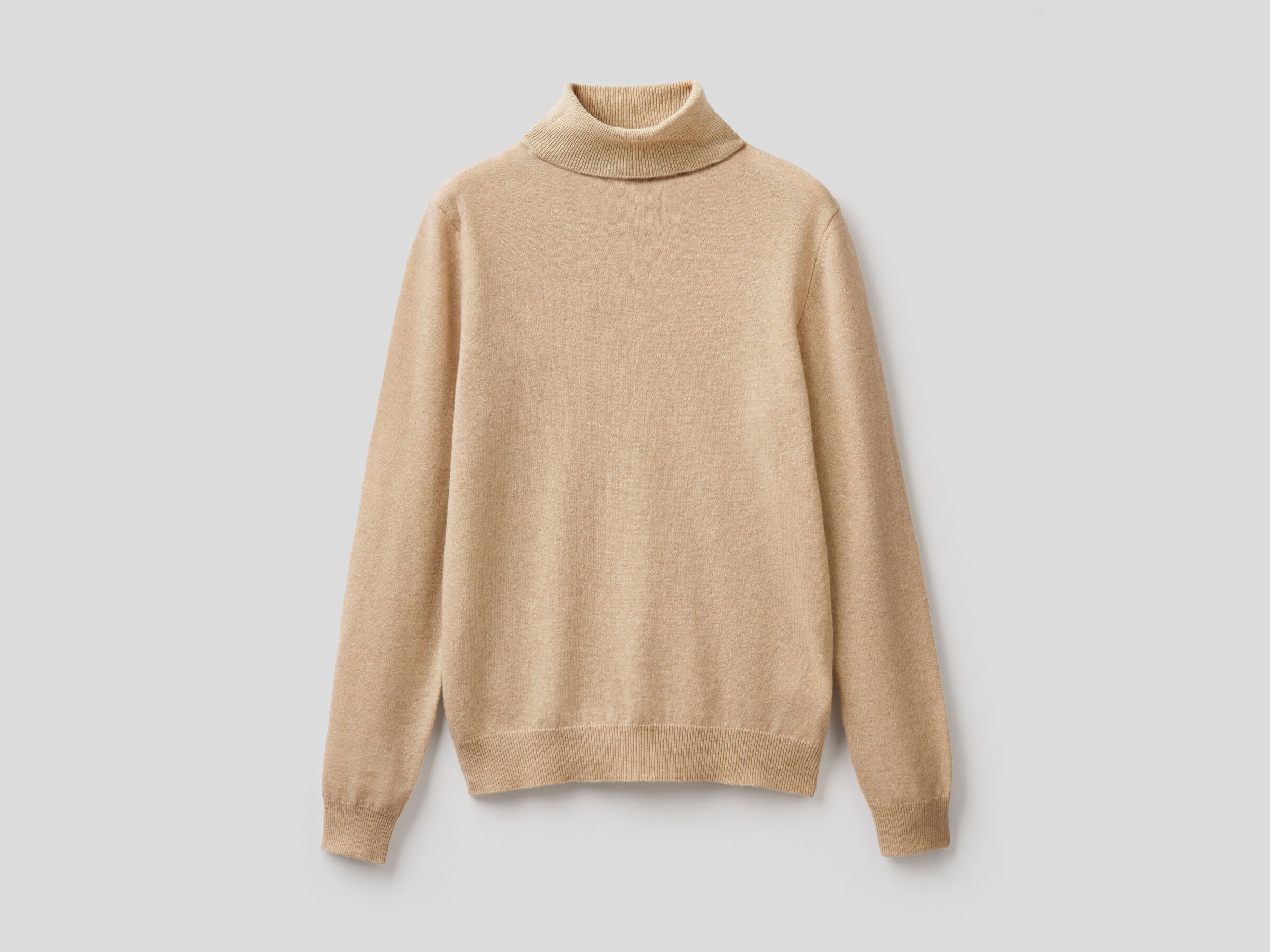 Turtleneck sweater in pure virgin wool image number 5