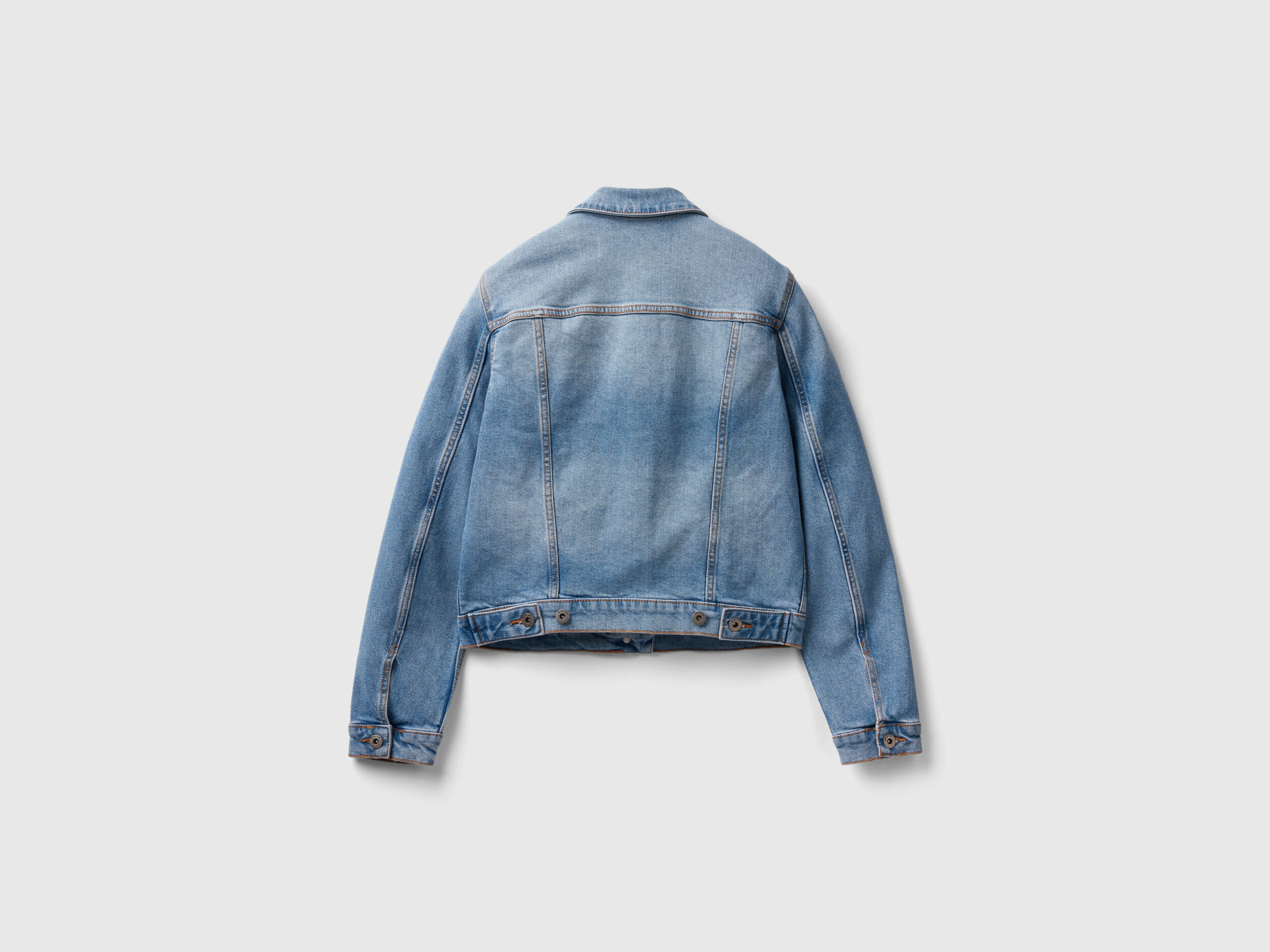 Rider denim jacket Light Blue Benetton