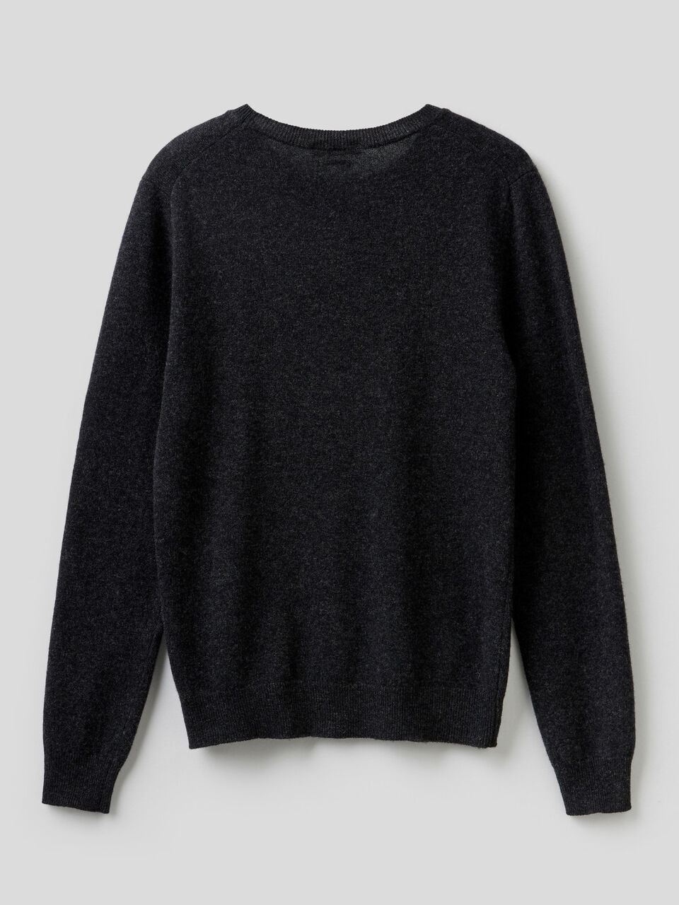 Crew neck sweater in pure virgin wool image number 2
