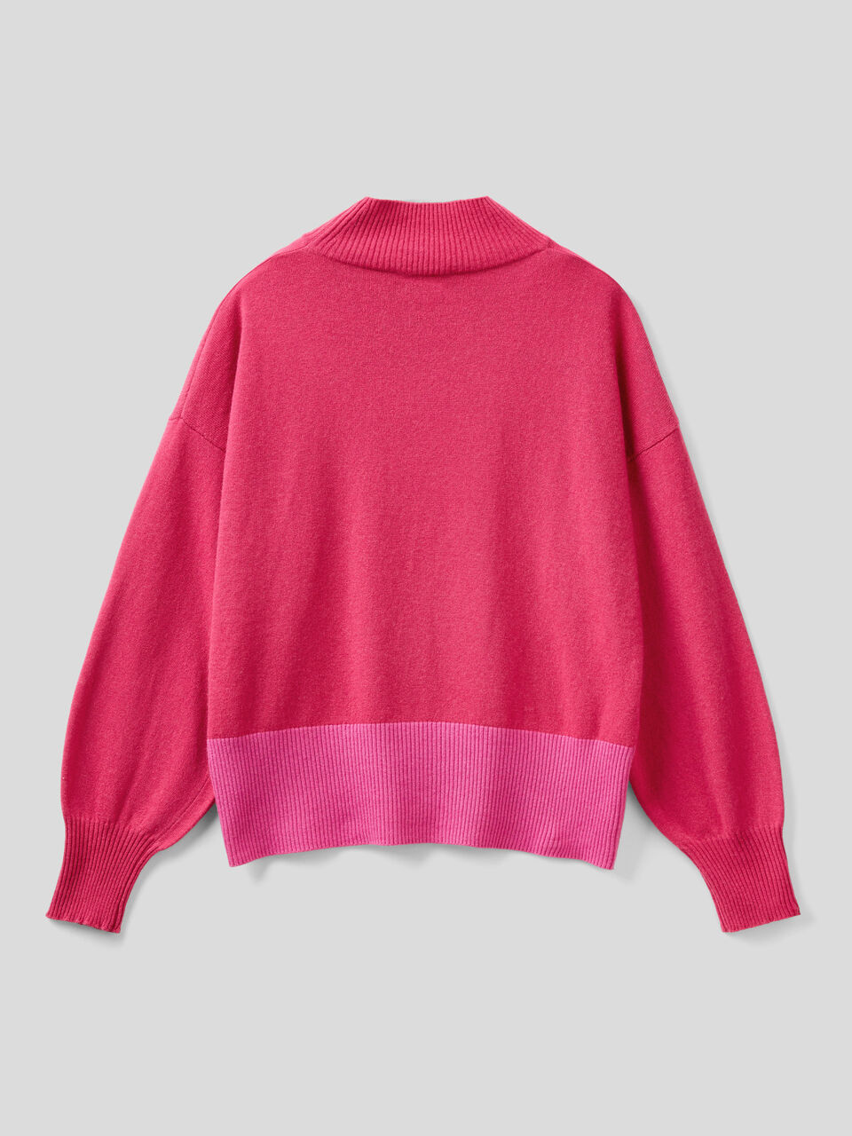 Turtleneck sweater in cashmere blend image number 2