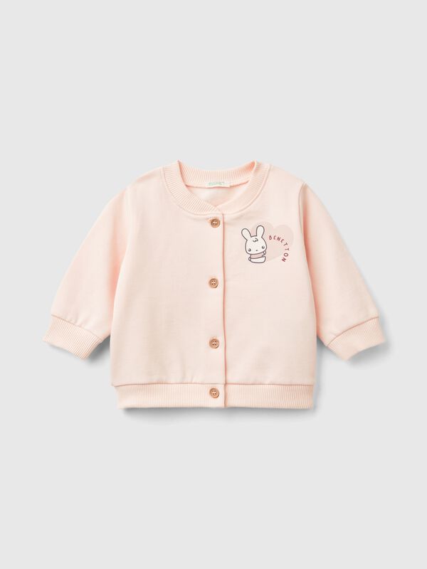 Warm sweatshirt with animal print New Born (0-18 months)