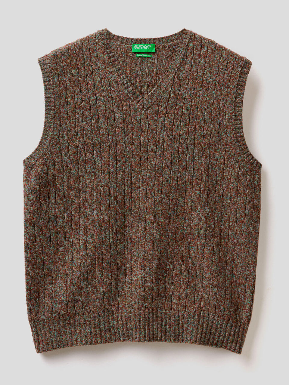 Vest in pure Shetland wool image number 1