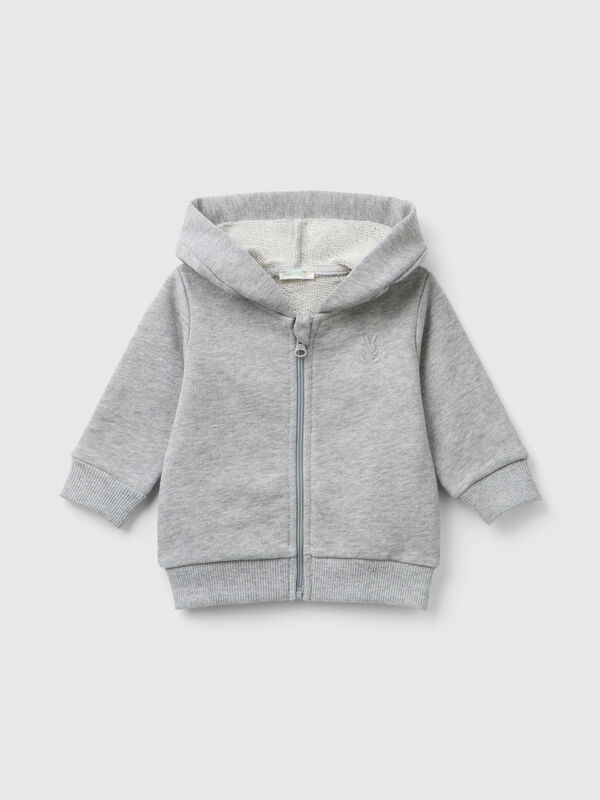 Hoodie in organic cotton New Born (0-18 months)
