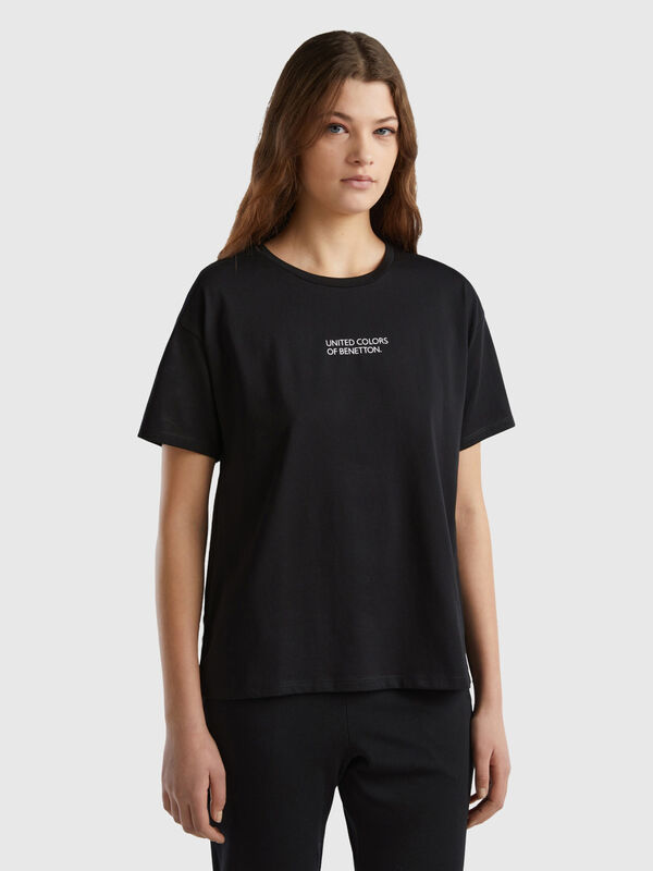 Short sleeve t-shirt with logo Women