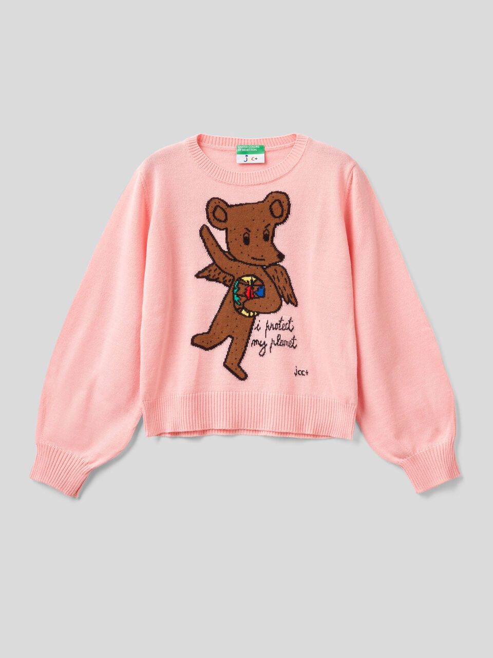 JCCxUCB teddy bear sweater image number 1