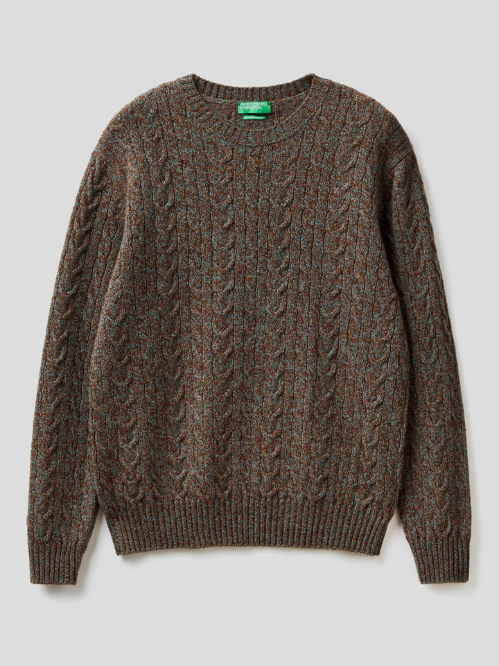 Sweater in pure Shetland wool image number 1