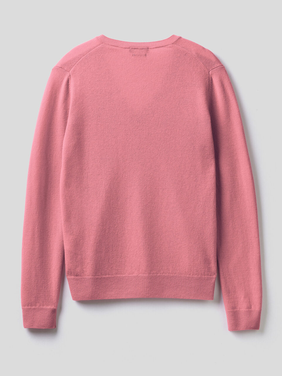 V-neck sweater in pure virgin wool image number 2
