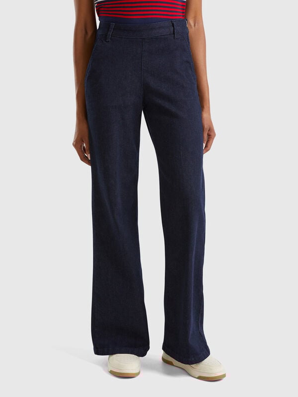 Flared jeans with zip Flared jeans with zip Women