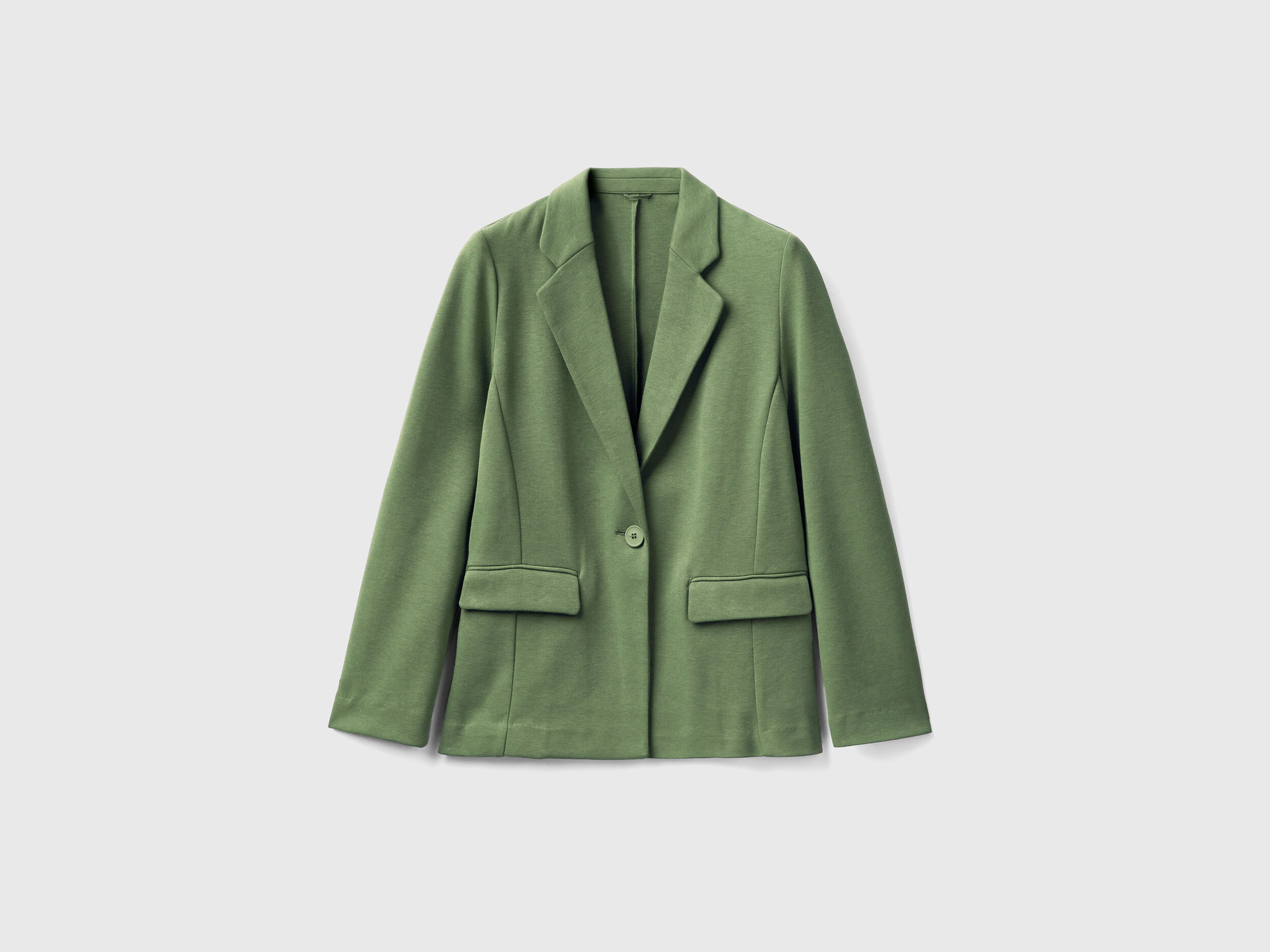 Green fitted blazer clearance