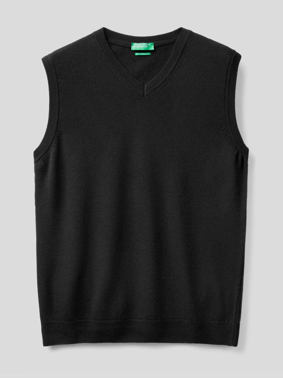 Vest in pure Merino wool customizable image number 1