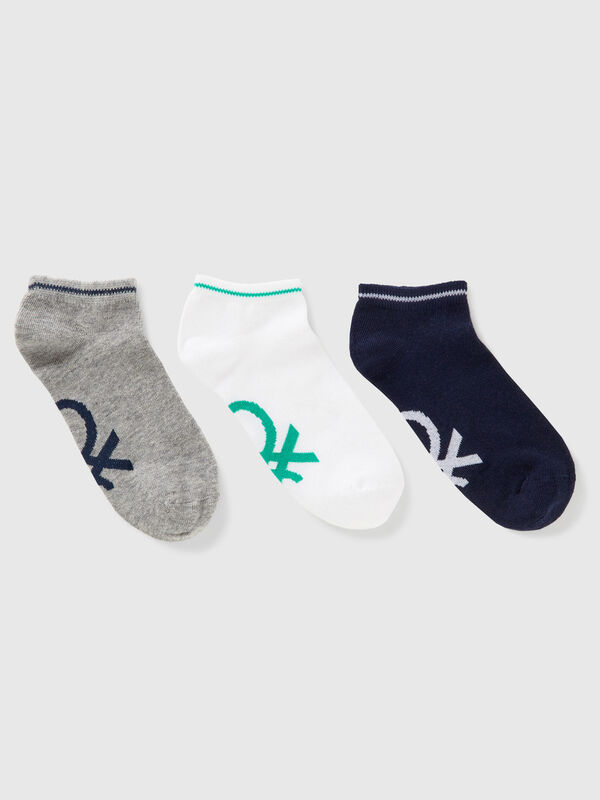 Three pairs of short socks Junior Boy