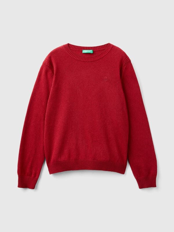 Sweater in cashmere and wool blend Junior Boy