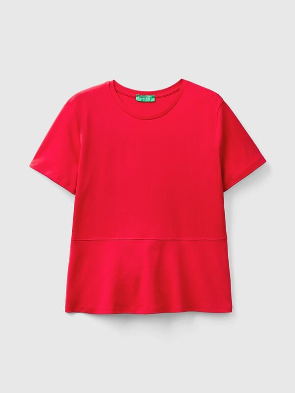 Slim fit t-shirt in organic cotton Women